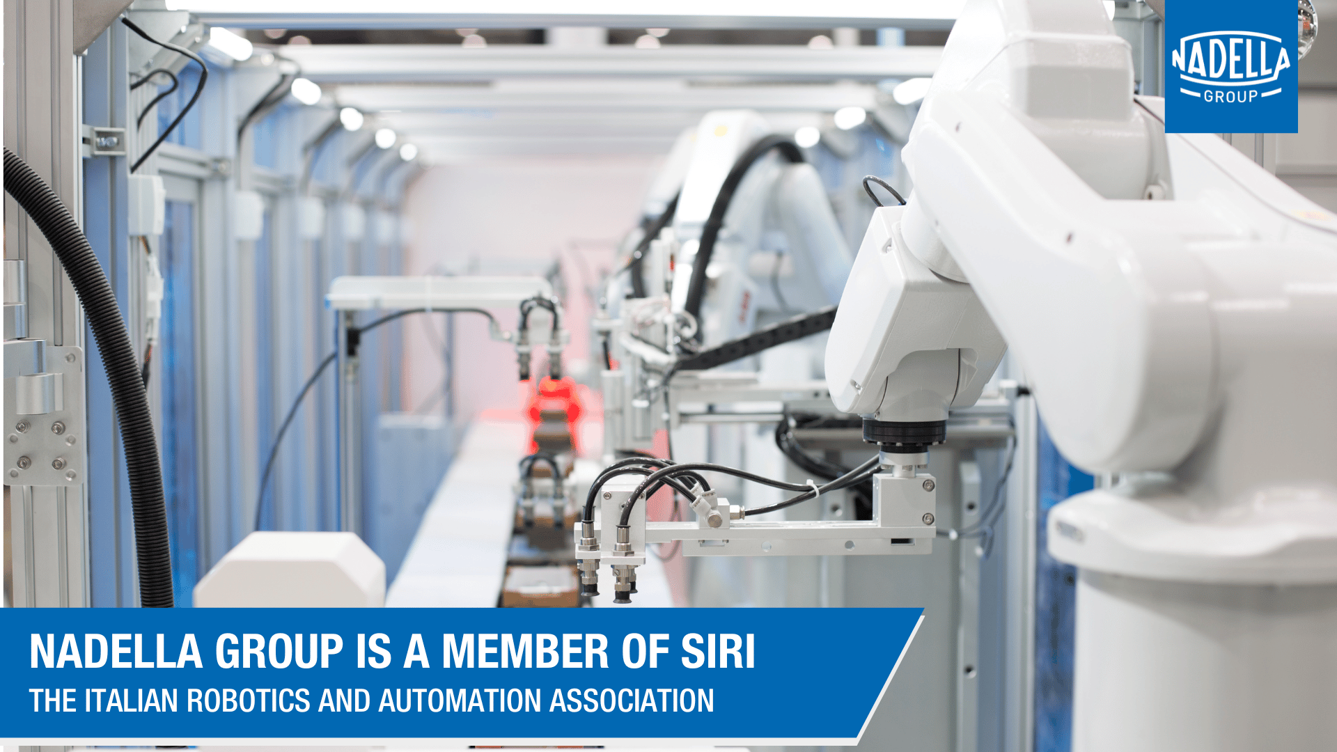 NADELLA entra a far parte dell'associazione SIRI, l'associazione italiana di Automazione e Robotica