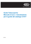 Guide Telescopiche Manuale d’uso e manutenzione per le guide del catalogo C1017